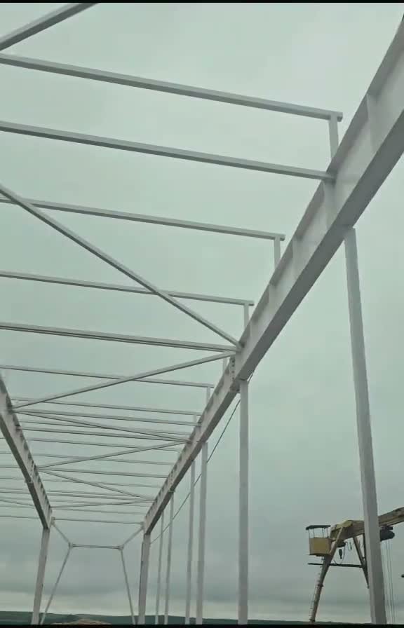 Video - cadru de hală pe structură metalică